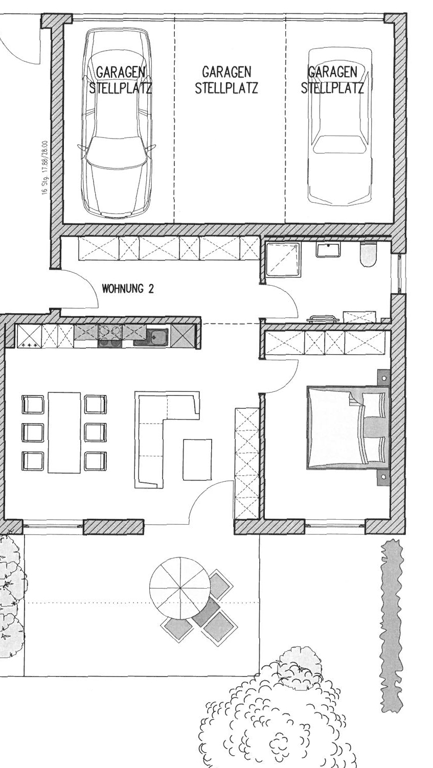 Wohnung 2 – Grundriss